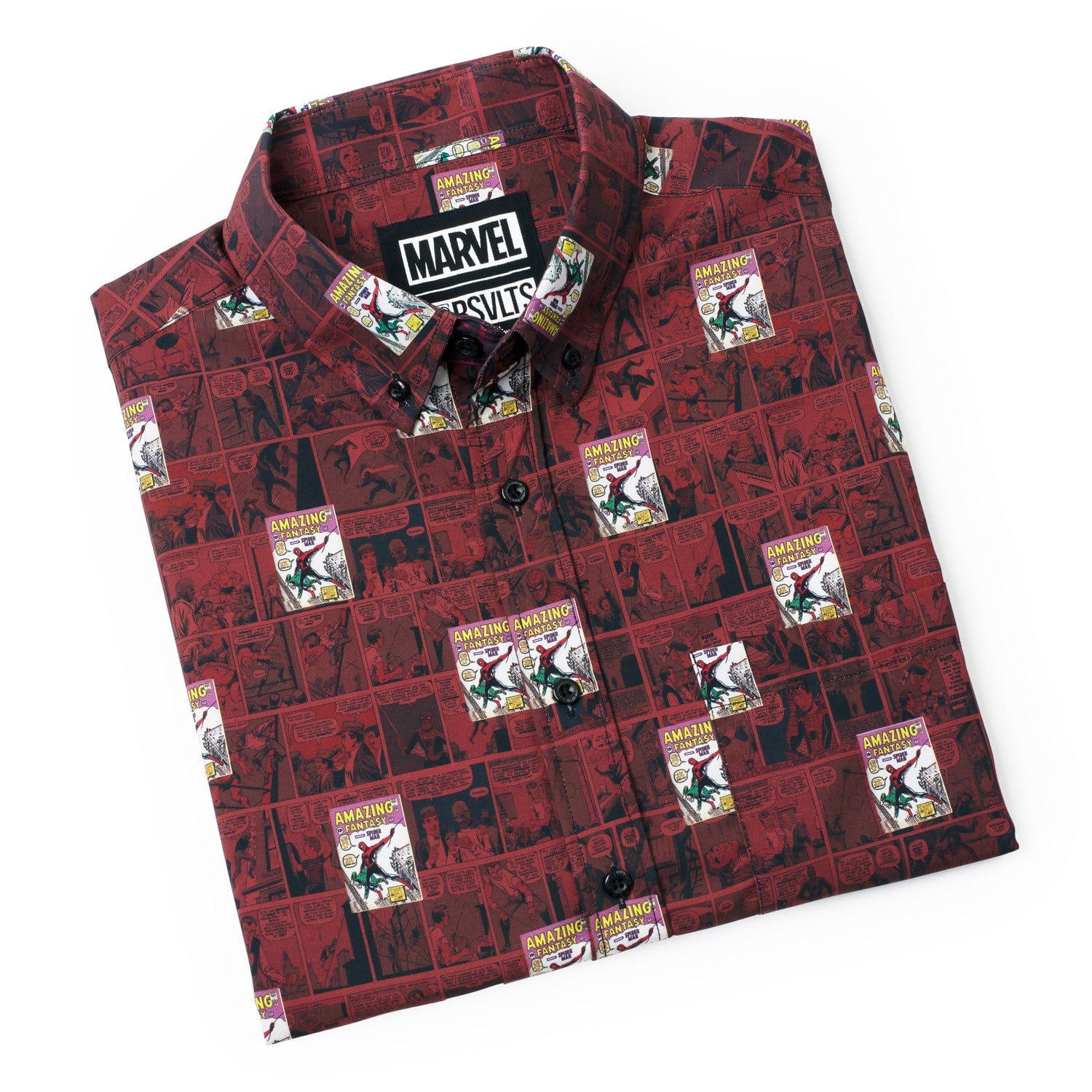 Spider-Man "Amazing Fantasy" – KUNUFLEX Short Sleeve Shirt - Image 6