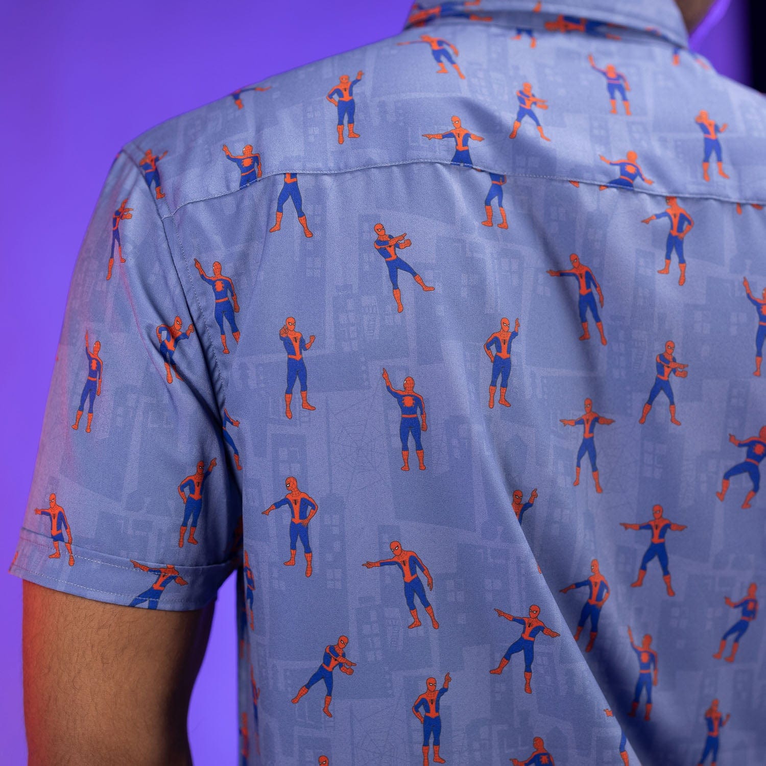 Spider-Man "The Meme" – KUNUFLEX Short Sleeve Shirt - Image 7