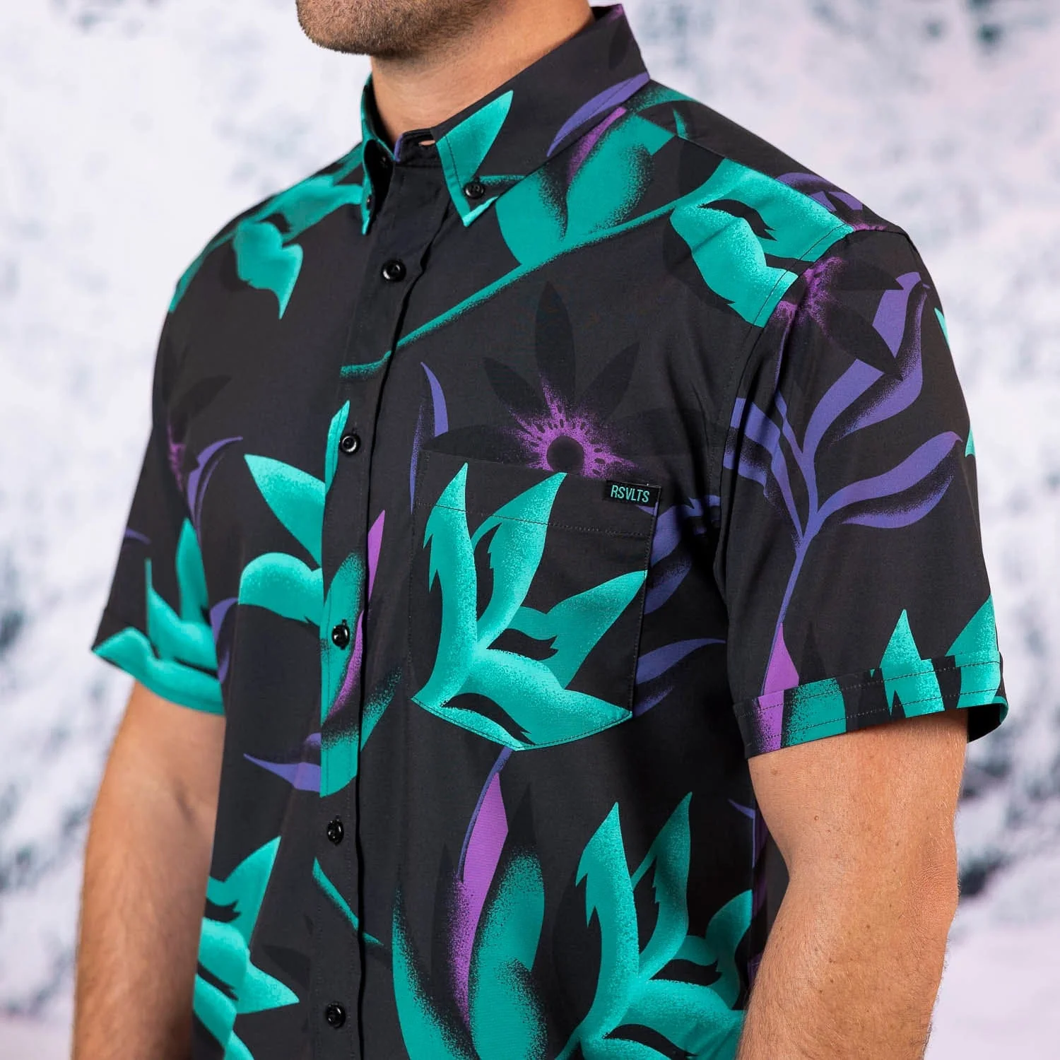 Midnight Oasis – KUNUFLEX Short Sleeve Shirt