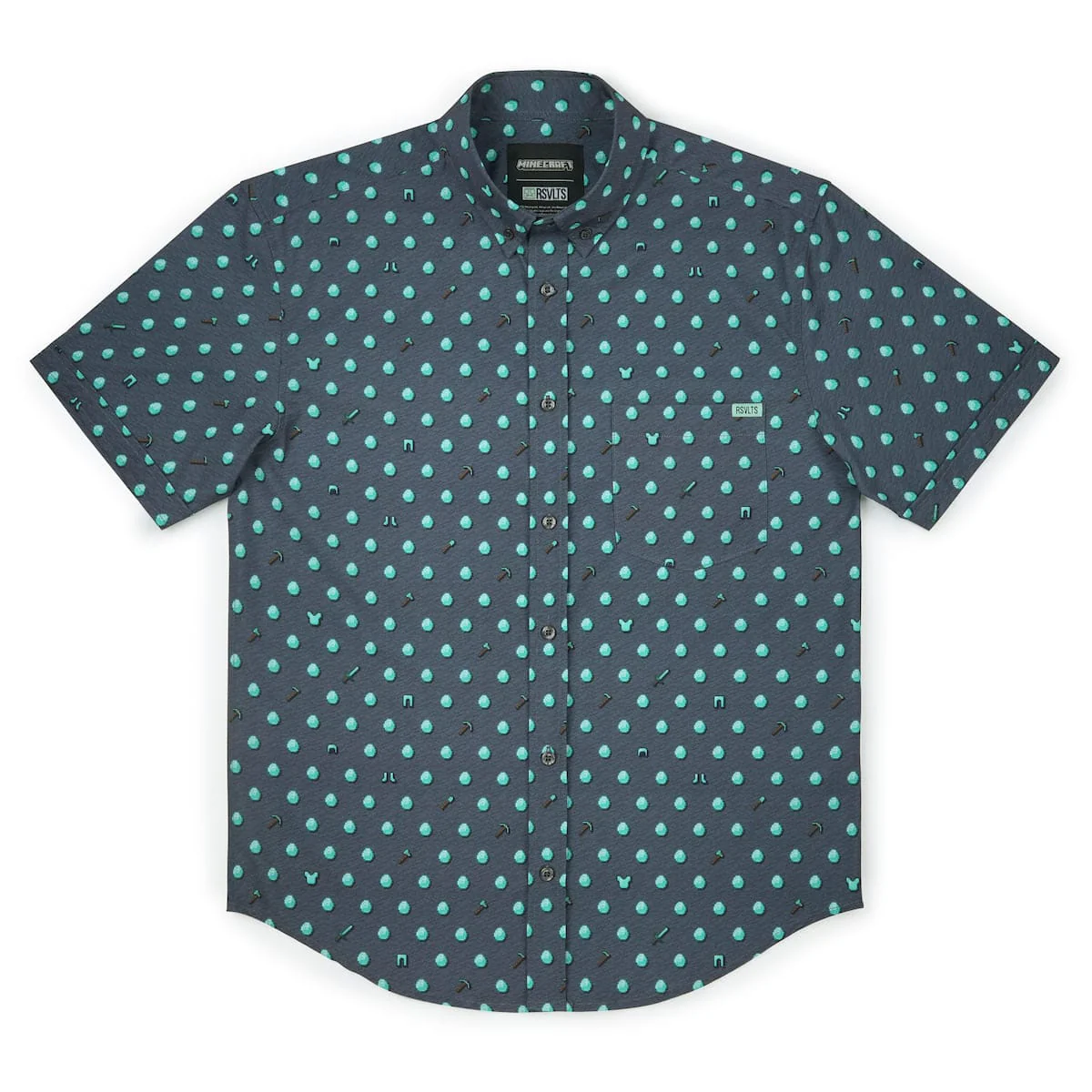 Minecraft "Diggin’ for Diamonds" – KUNUFLEX Short Sleeve Shirt - Image 3
