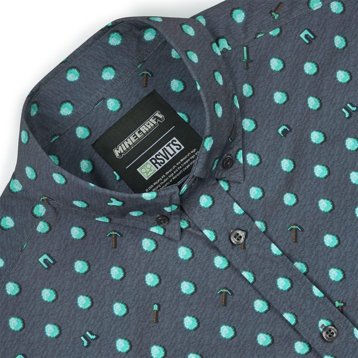 Minecraft "Diggin’ for Diamonds" – KUNUFLEX Short Sleeve Shirt - Image 4