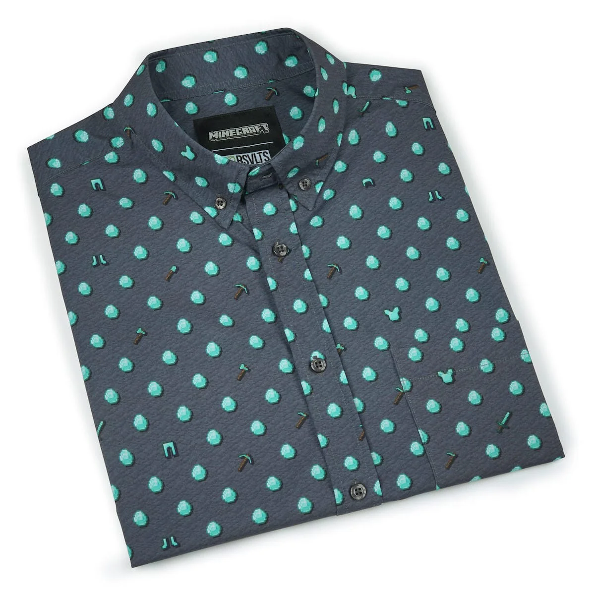 Minecraft "Diggin’ for Diamonds" – KUNUFLEX Short Sleeve Shirt - Image 6