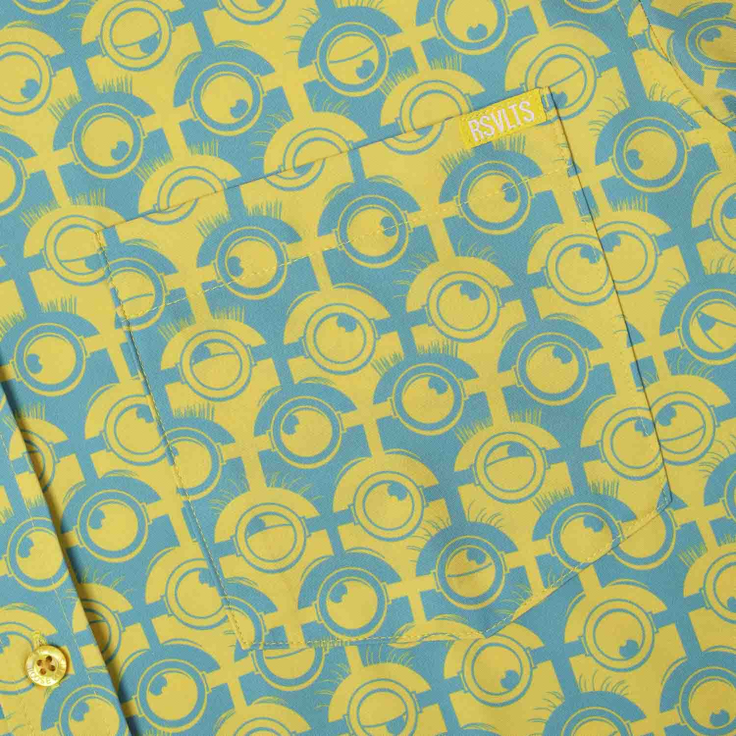 Minions "For Your Eye Only" – KUNUFLEX Short Sleeve Shirt - Image 4