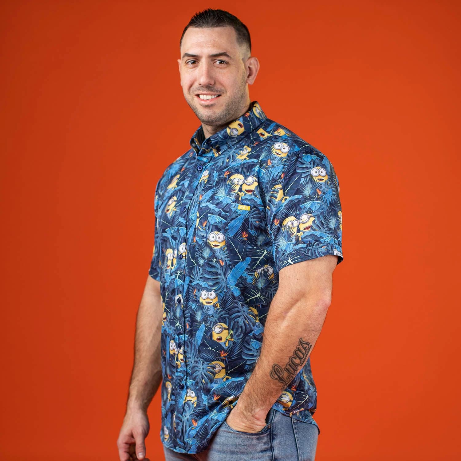 Minions “In Search of BA NA NA” – KUNUFLEX Short Sleeve Shirt - Image 7