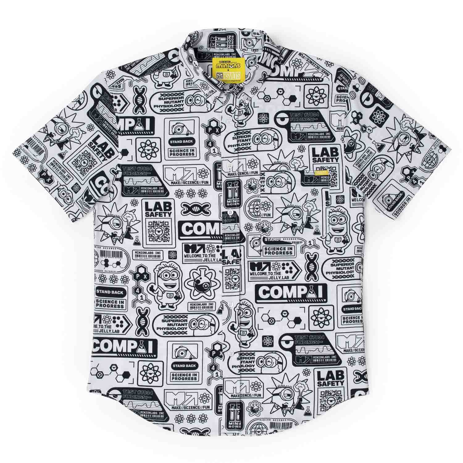 Minions "Zero Days Without Accident" – KUNUFLEX Short Sleeve Shirt - Image 4