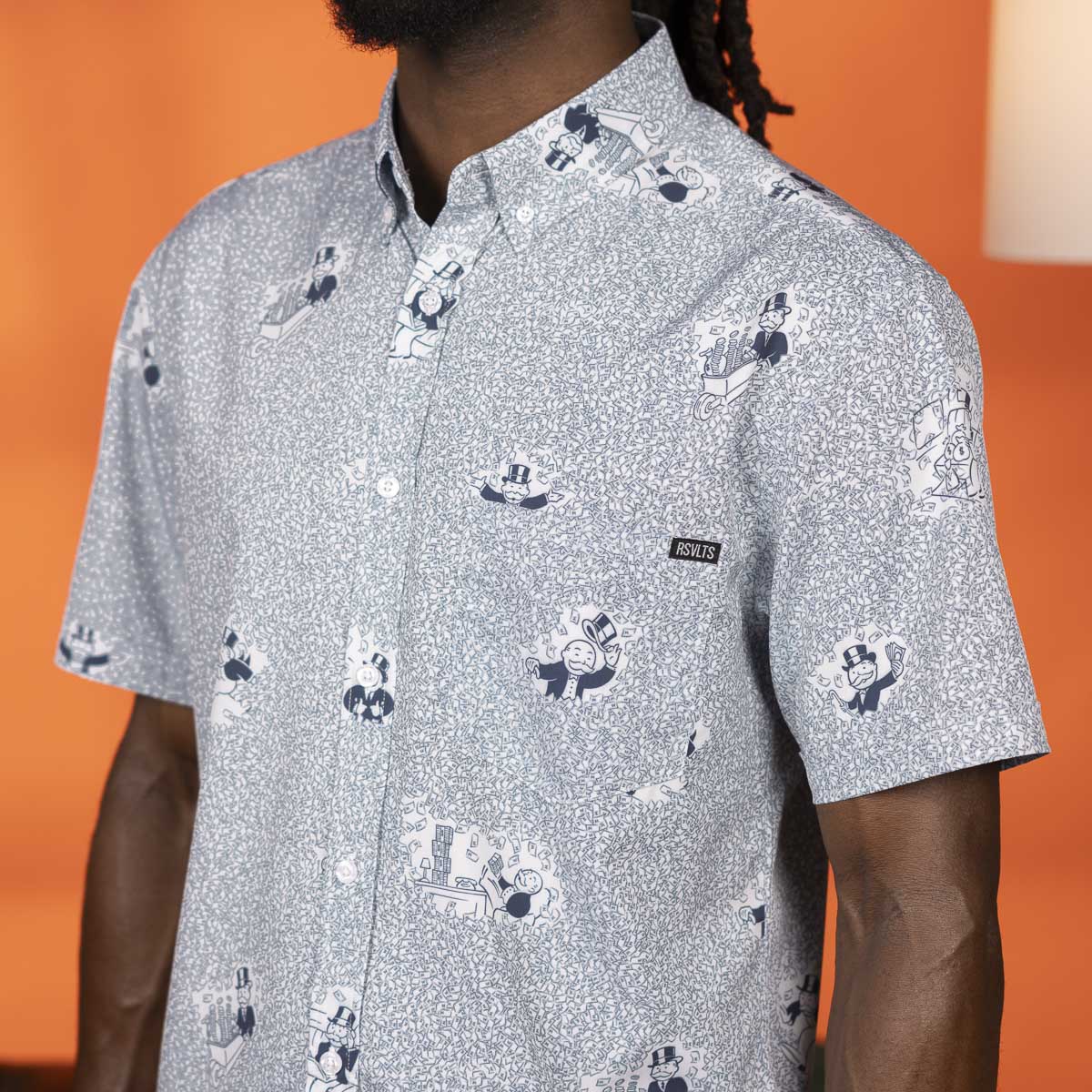 Monopoly "Funds & Games" – KUNUFLEX Short Sleeve Shirt - Image 4