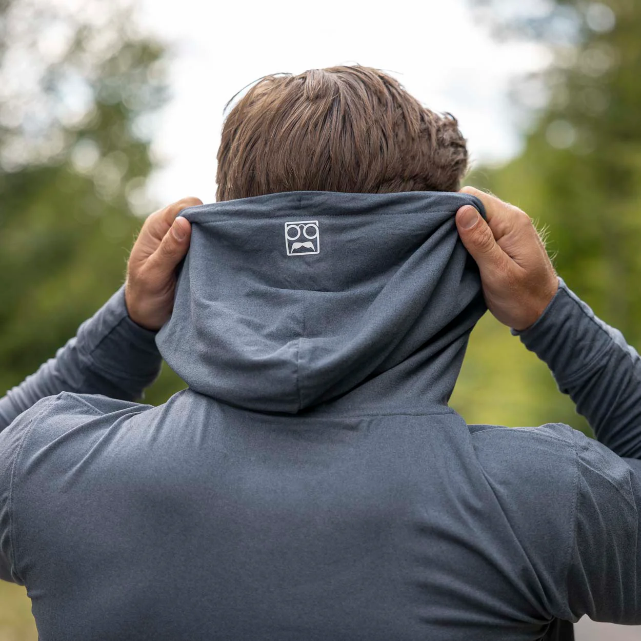 Navy Melange – Performance Hoodie - Image 6