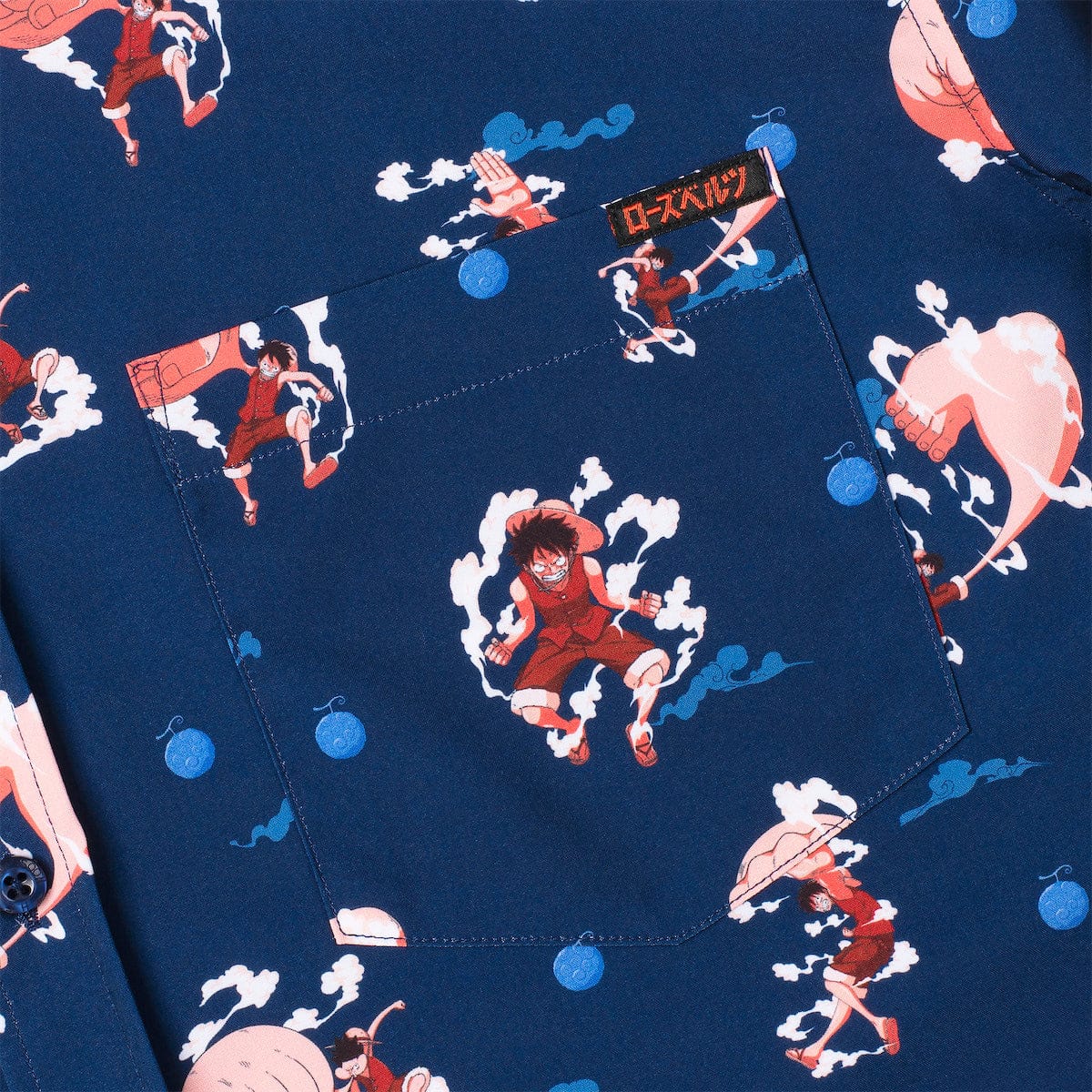 One Piece "Gear Second" – KUNUFLEX Short Sleeve Shirt - Image 3