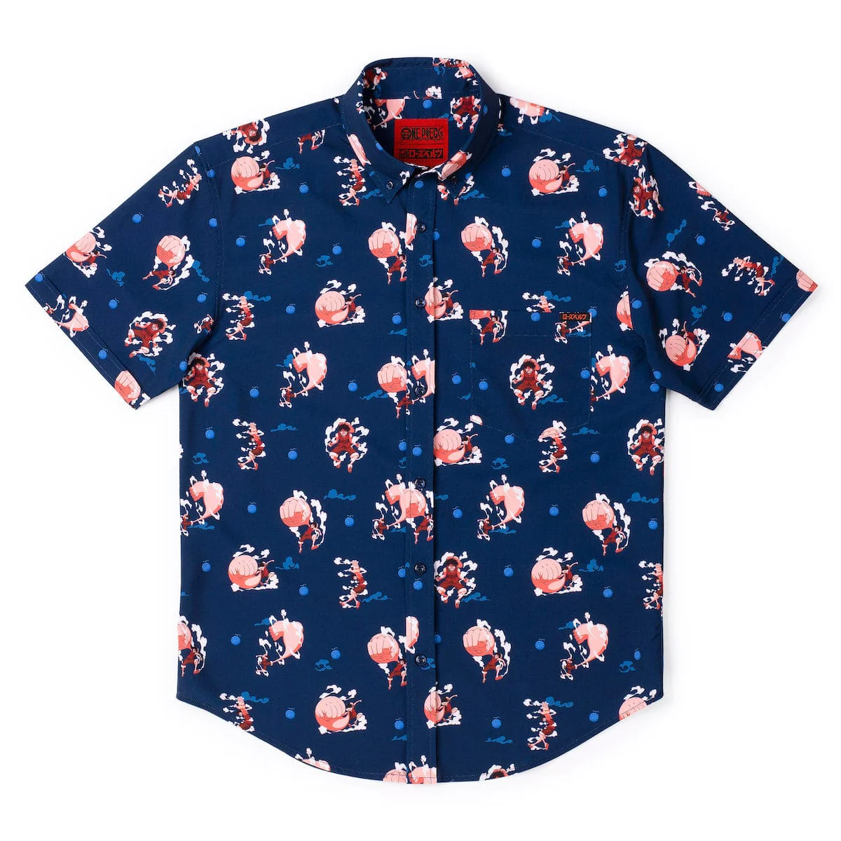 One Piece "Gear Second" – KUNUFLEX Short Sleeve Shirt - Image 5
