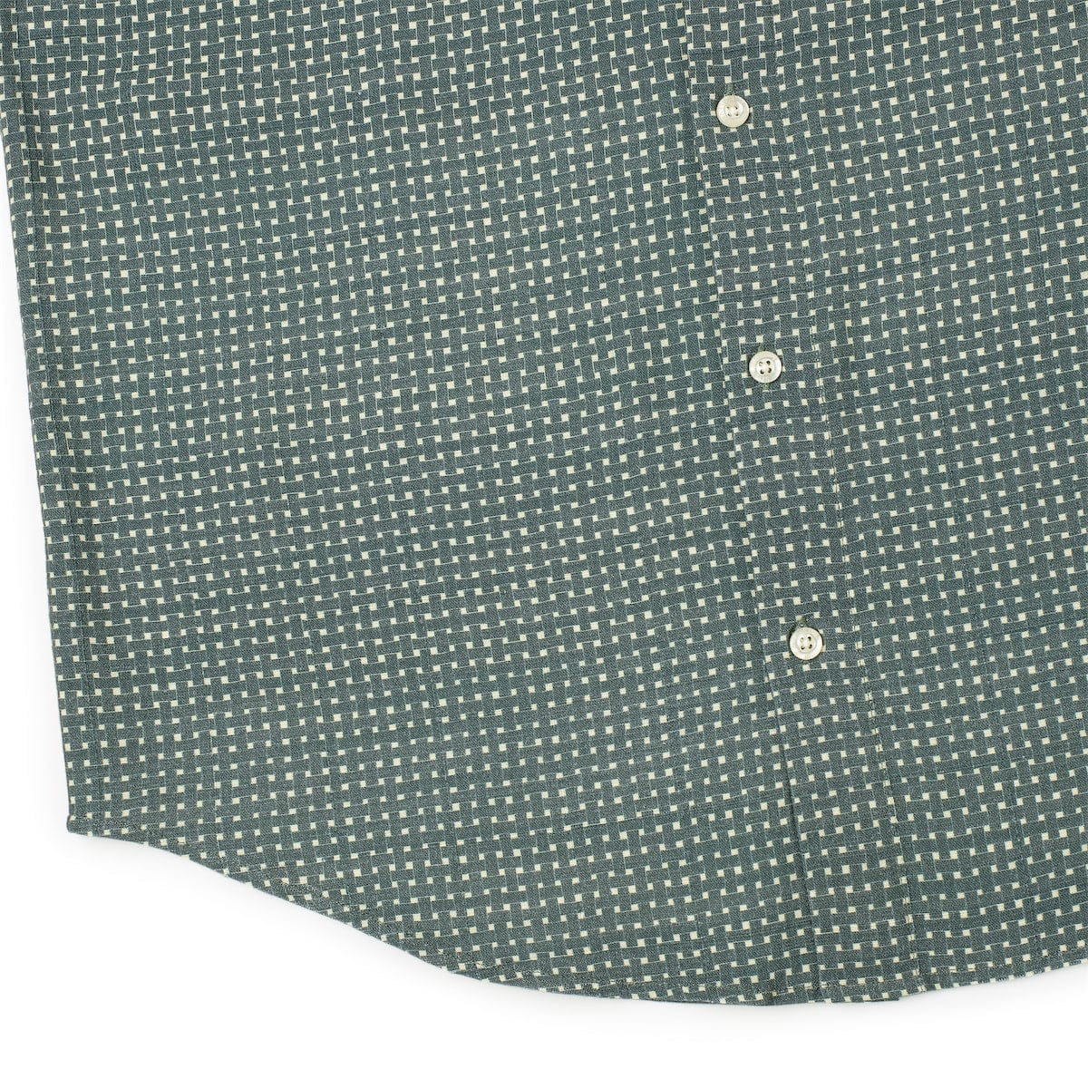 Palm Weave – Bamboo Short Sleeve Shirt - Image 7