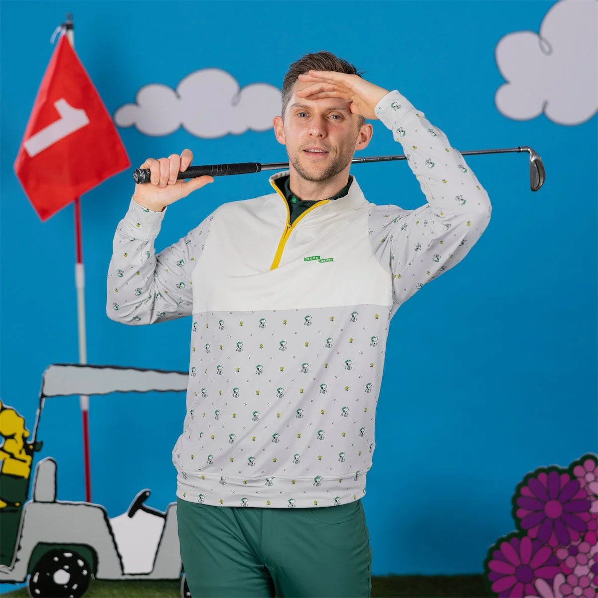 Peanuts "Good Grief Golf" – Quarter Zip - Image 2