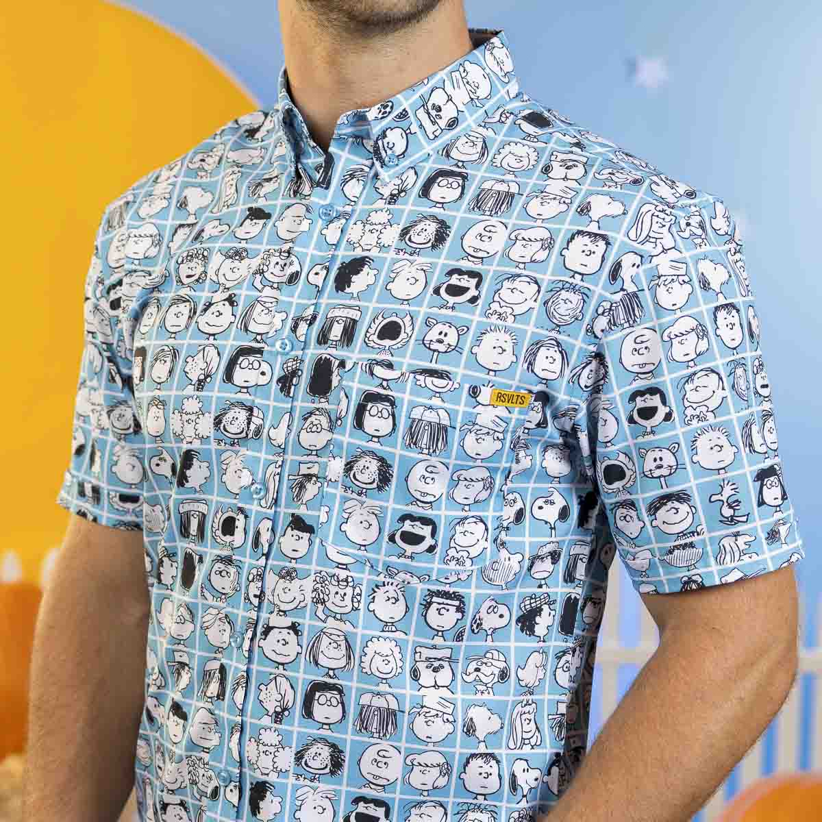 Peanuts "The Peanut Gallery" – KUNUFLEX Short Sleeve Shirt - Image 3
