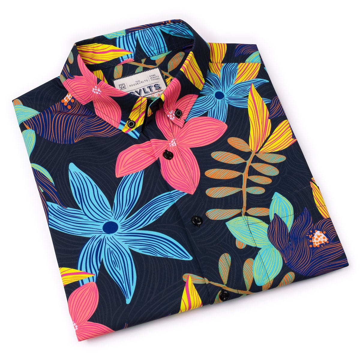 Petal Strokes – KUNUFLEX Short Sleeve Shirt - Image 8