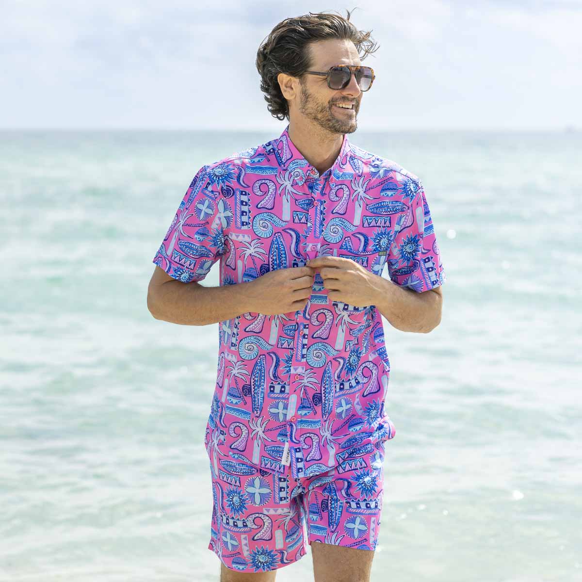 Pink Sand Beach – Hybrid Shorts - Image 2