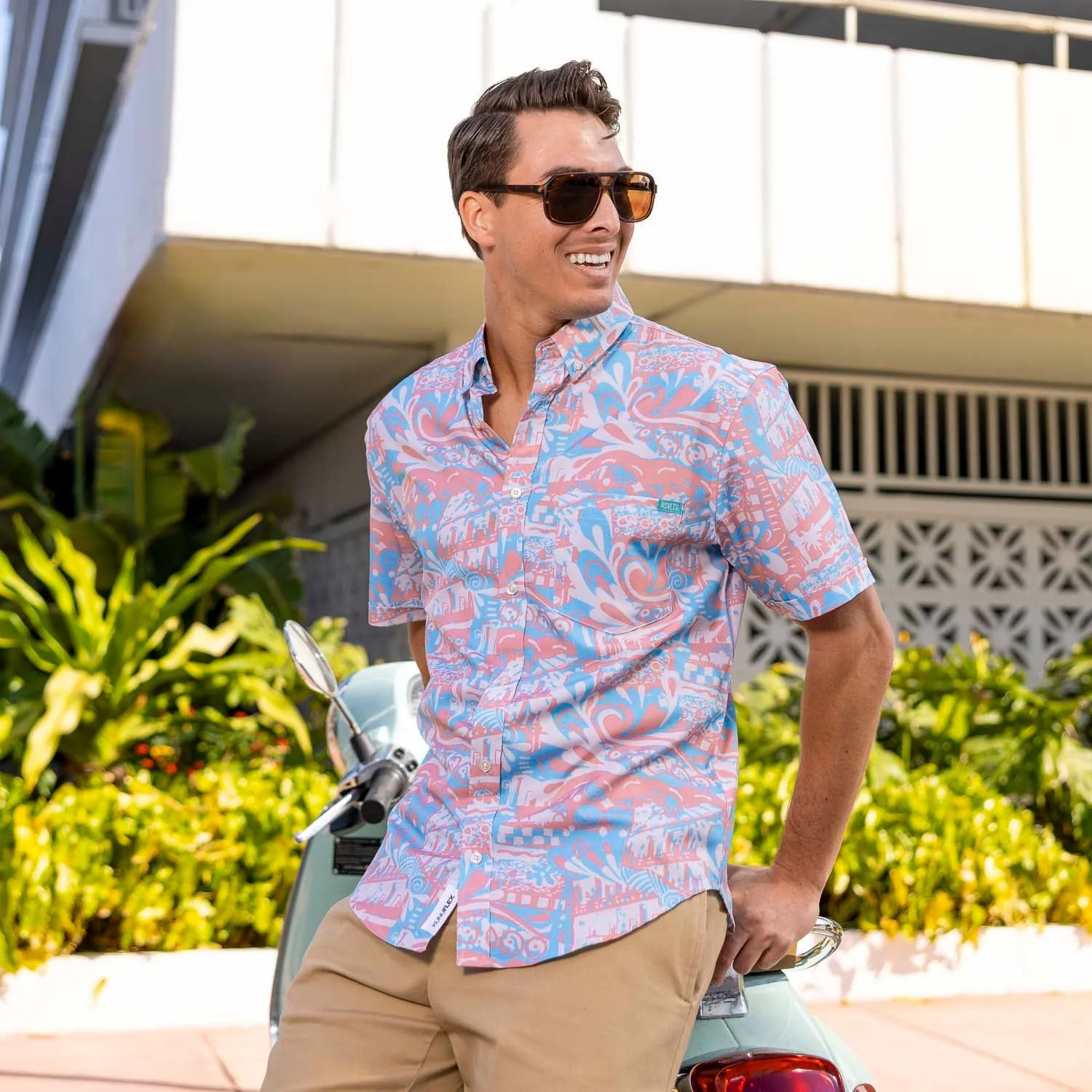 Positano – KUNUFLEX Short Sleeve Shirt - Image 3