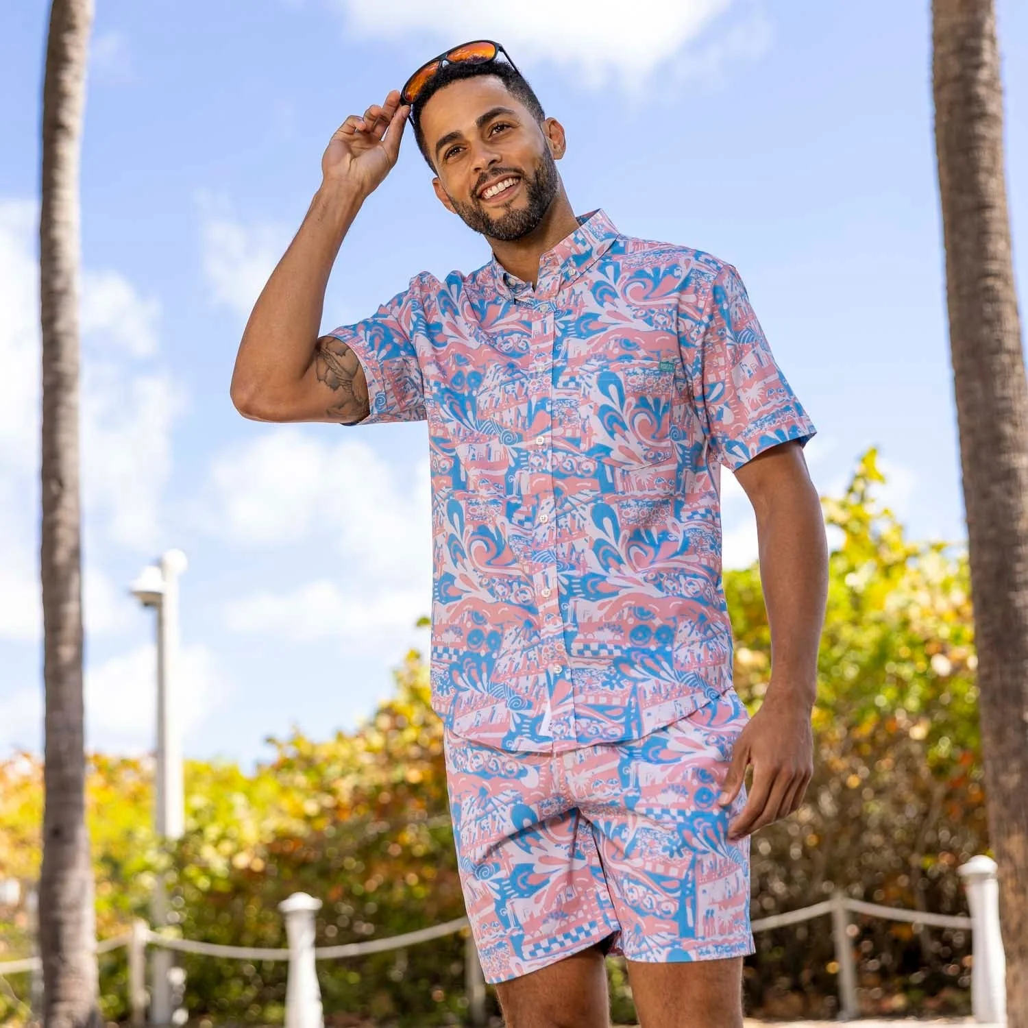Positano – KUNUFLEX Short Sleeve Shirt - Image 5