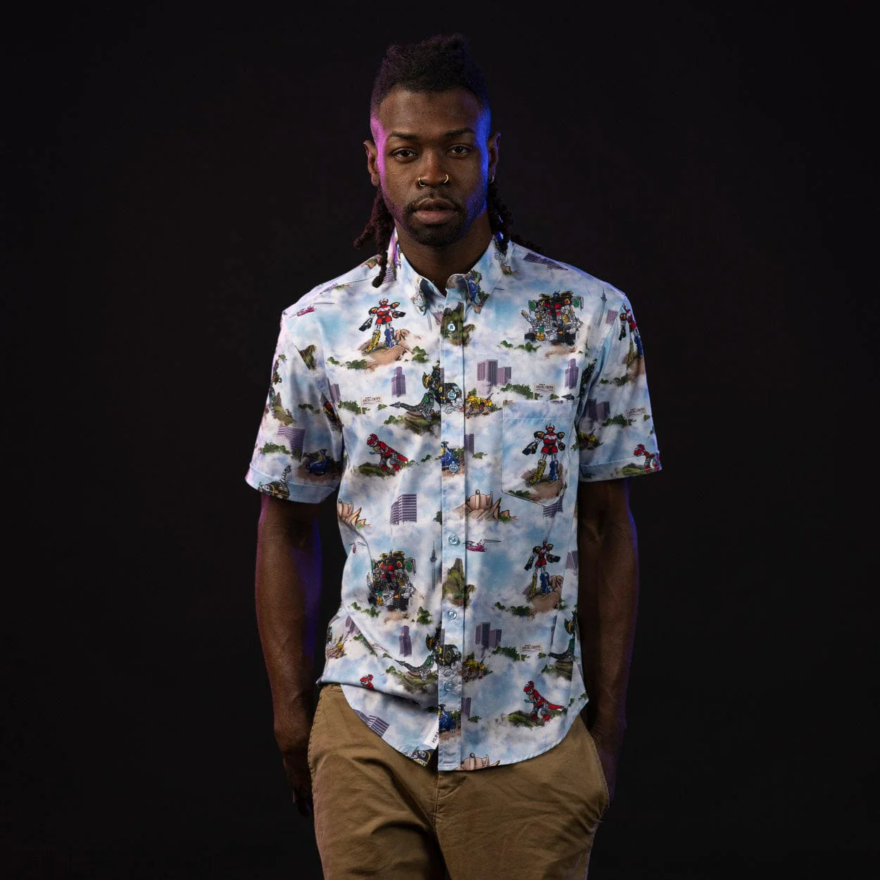 Power Rangers "It's Morphin Time" – KUNUFLEX Short Sleeve Shirt - Image 3