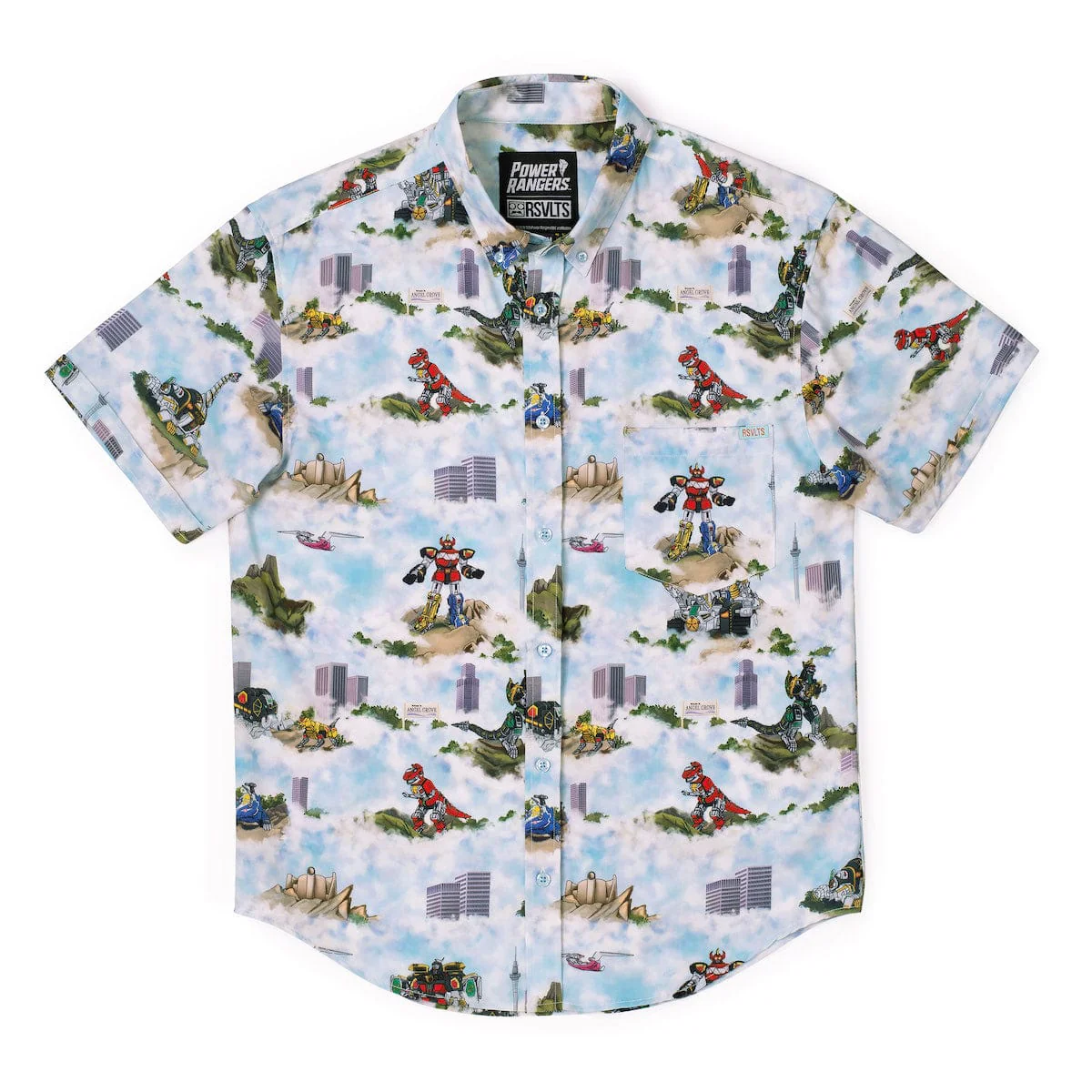Power Rangers "It's Morphin Time" – KUNUFLEX Short Sleeve Shirt - Image 4