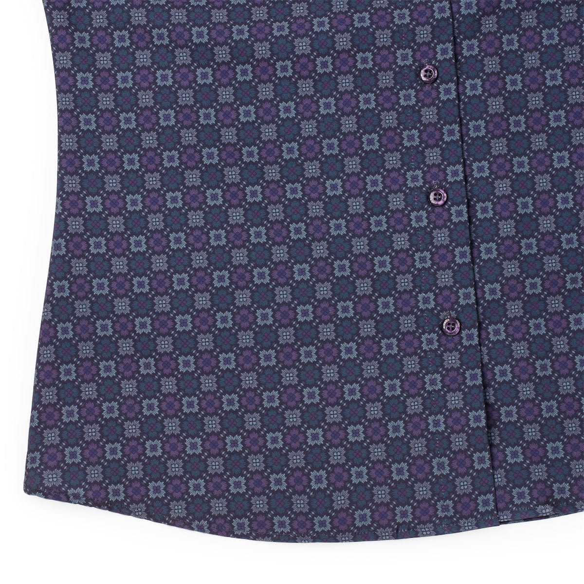 Midnight Mosaic – Women's KUNUFLEX Short Sleeve Shirt - Image 4