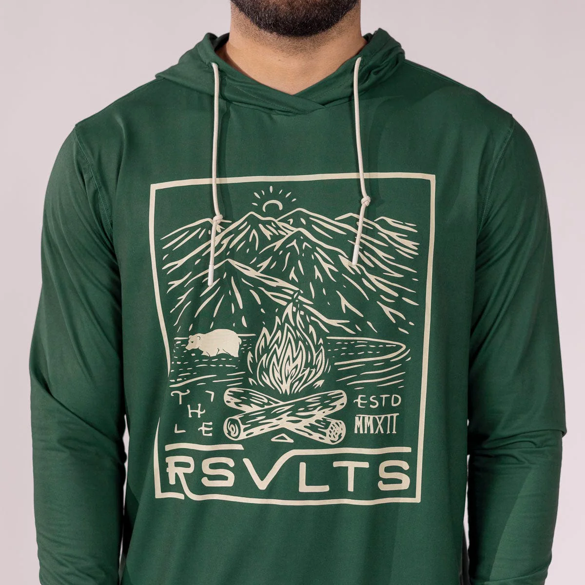 RSVLTS MTNS (Alpine Green) – Performance Hoodie