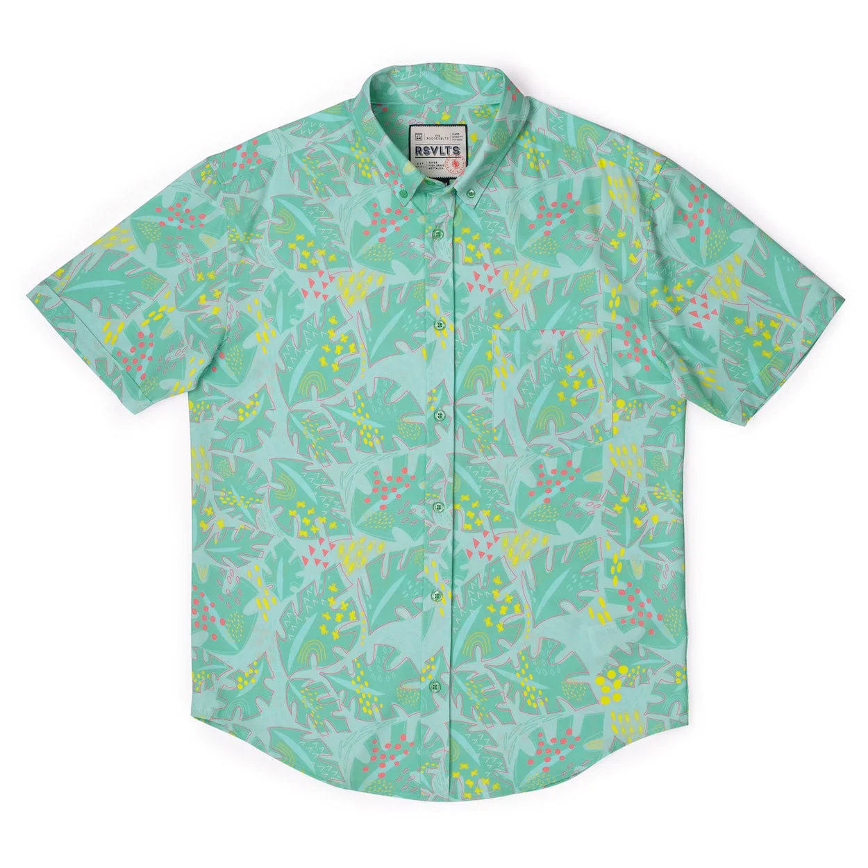 Wildberry Cove – KUNUFLEX Short Sleeve Shirt - Image 4