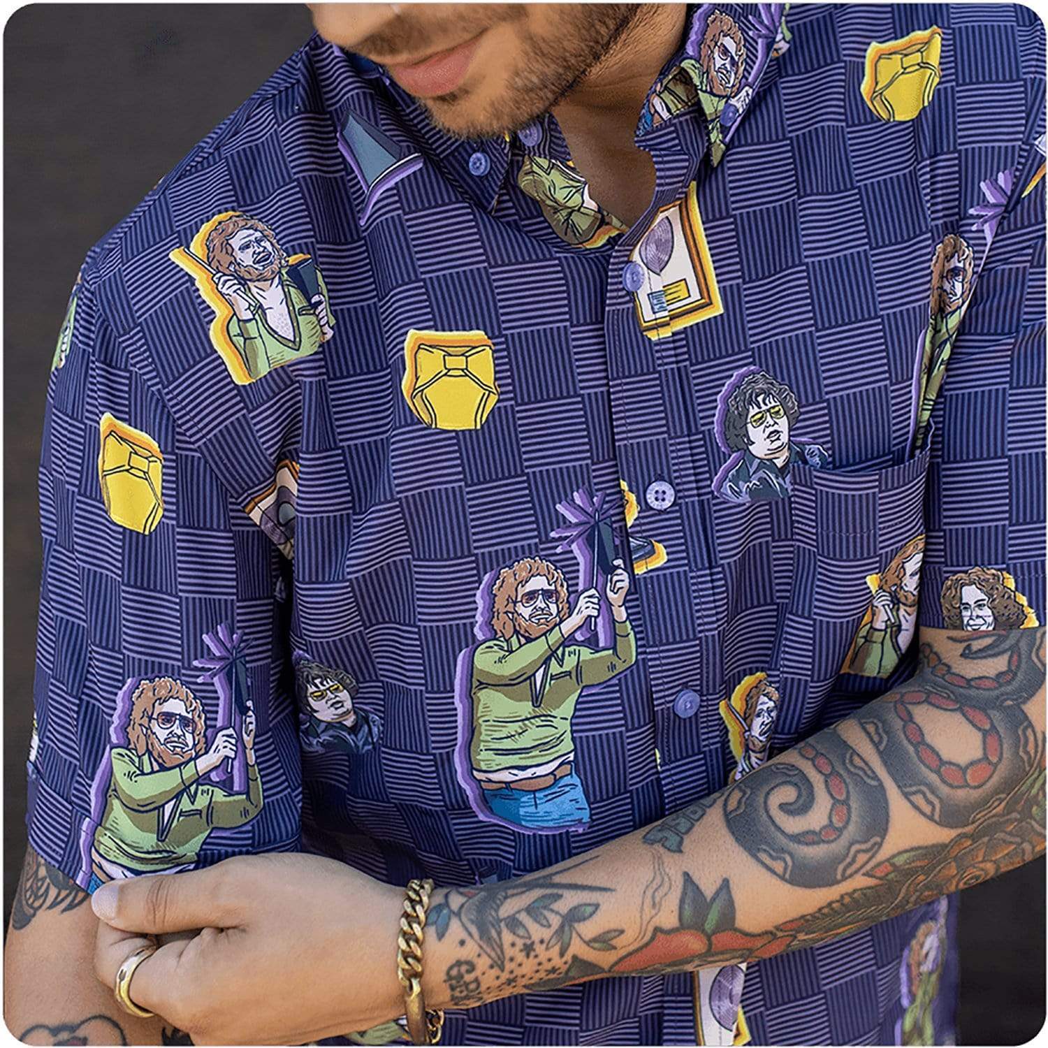 Saturday Night Live "More Cowbell" – KUNUFLEX Short Sleeve Shirt - Image 3