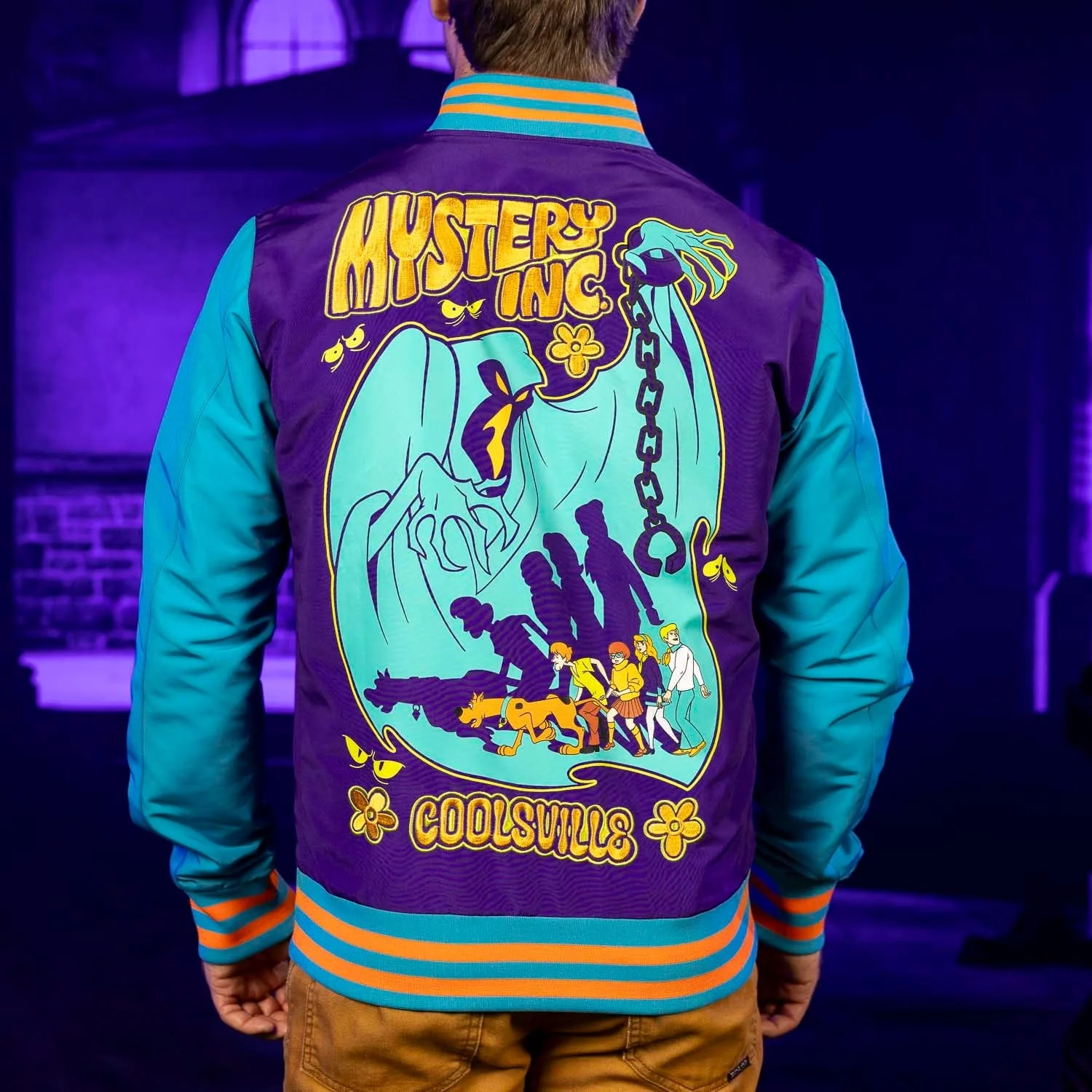 Scooby-Doo "Mystery Inc." – Reversible Bomber Jacket - Image 3