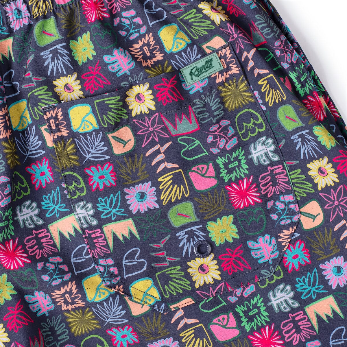 Scribble Squares – Hybrid Shorts - Image 2