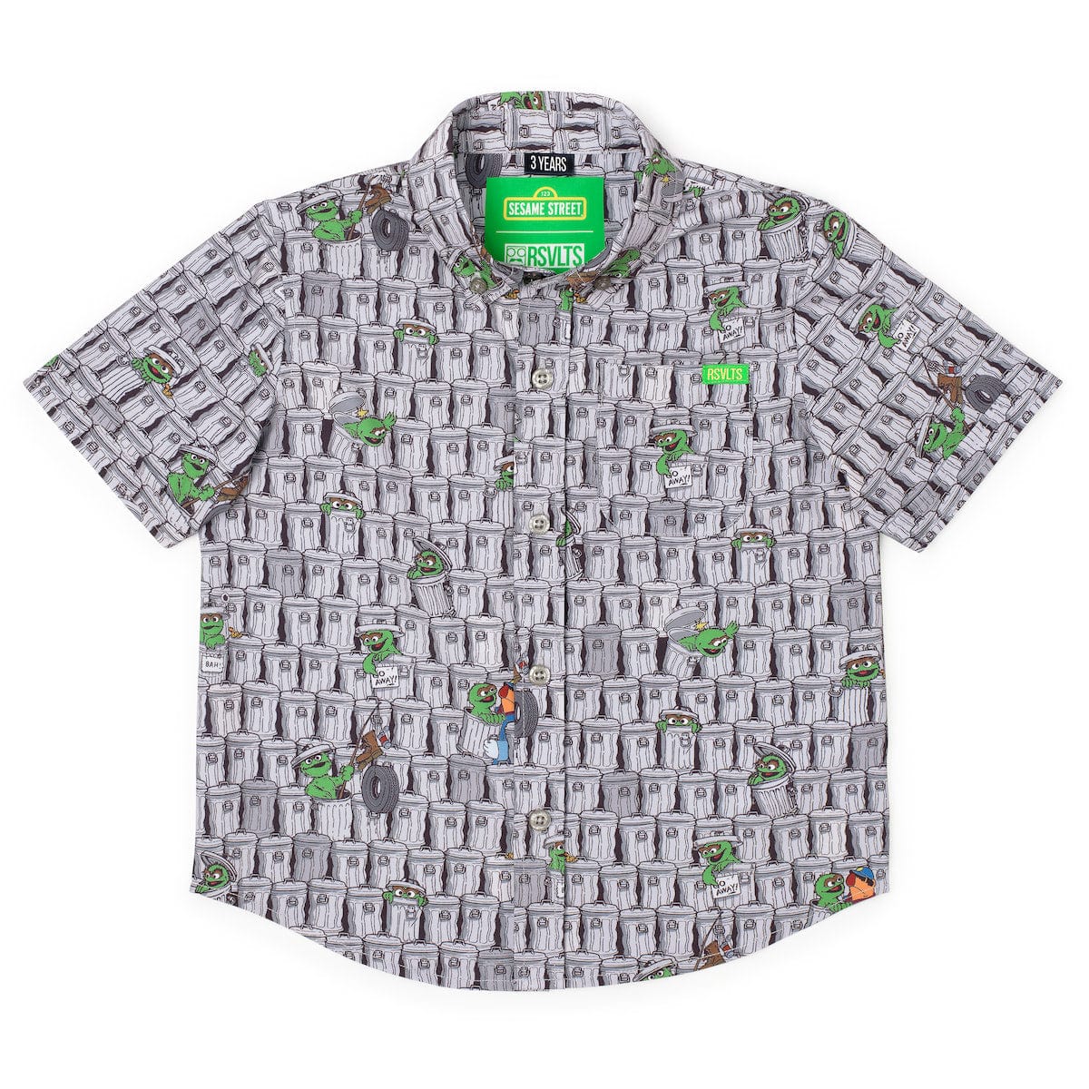 Sesame Street "Scram!" – Preschooler KUNUFLEX Short Sleeve Shirt - Image 2