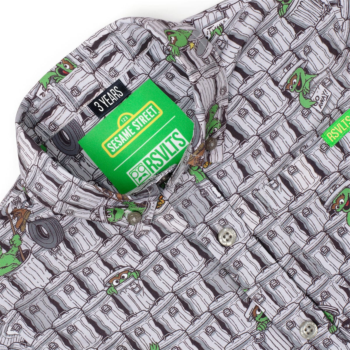 Sesame Street "Scram!" – Preschooler KUNUFLEX Short Sleeve Shirt - Image 4