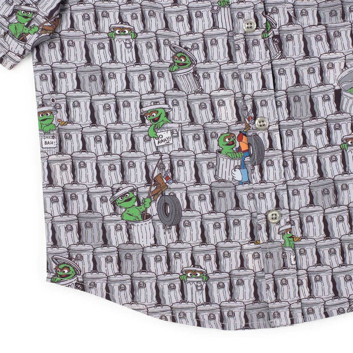 Sesame Street "Scram!" – Preschooler KUNUFLEX Short Sleeve Shirt - Image 5