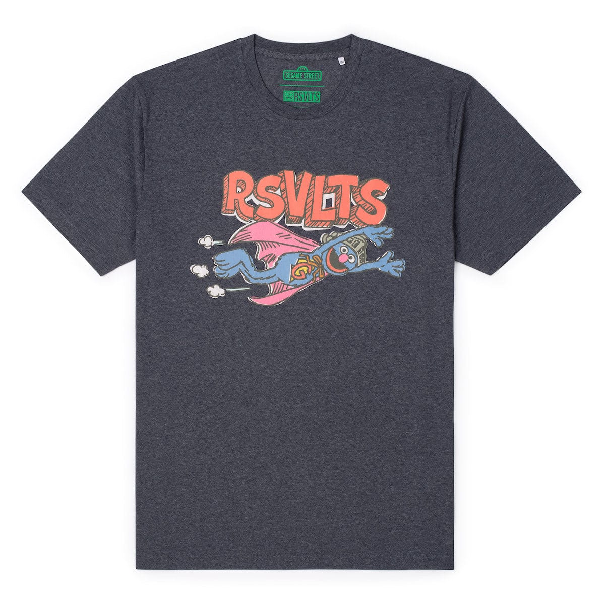 Sesame Street "Super Grover" – Crewneck Tee