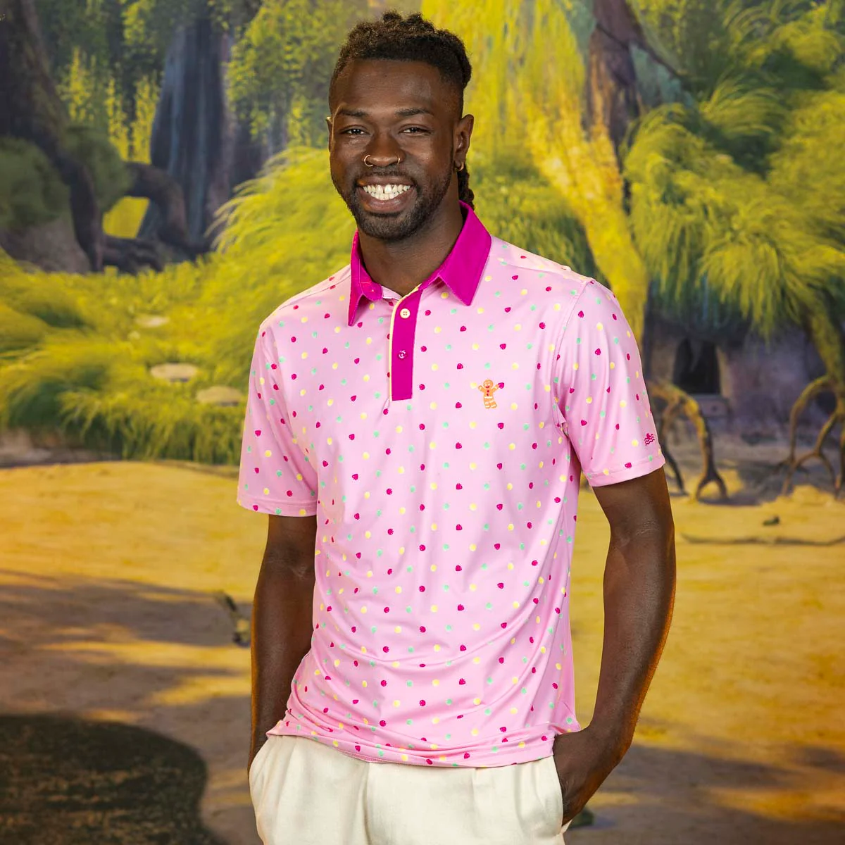Shrek "Gumdrop Buttons" – All-Day Polo - Image 2