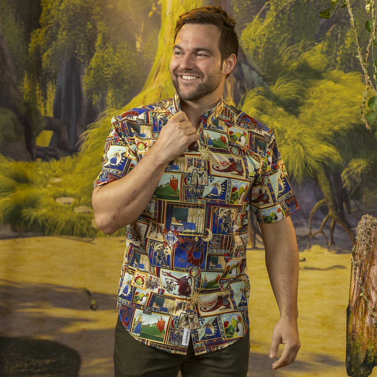 Shrek "Tale as Old as Slime" – KUNUFLEX Short Sleeve Shirt - Image 3