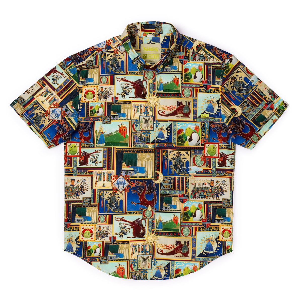 Shrek "Tale as Old as Slime" – KUNUFLEX Short Sleeve Shirt - Image 4