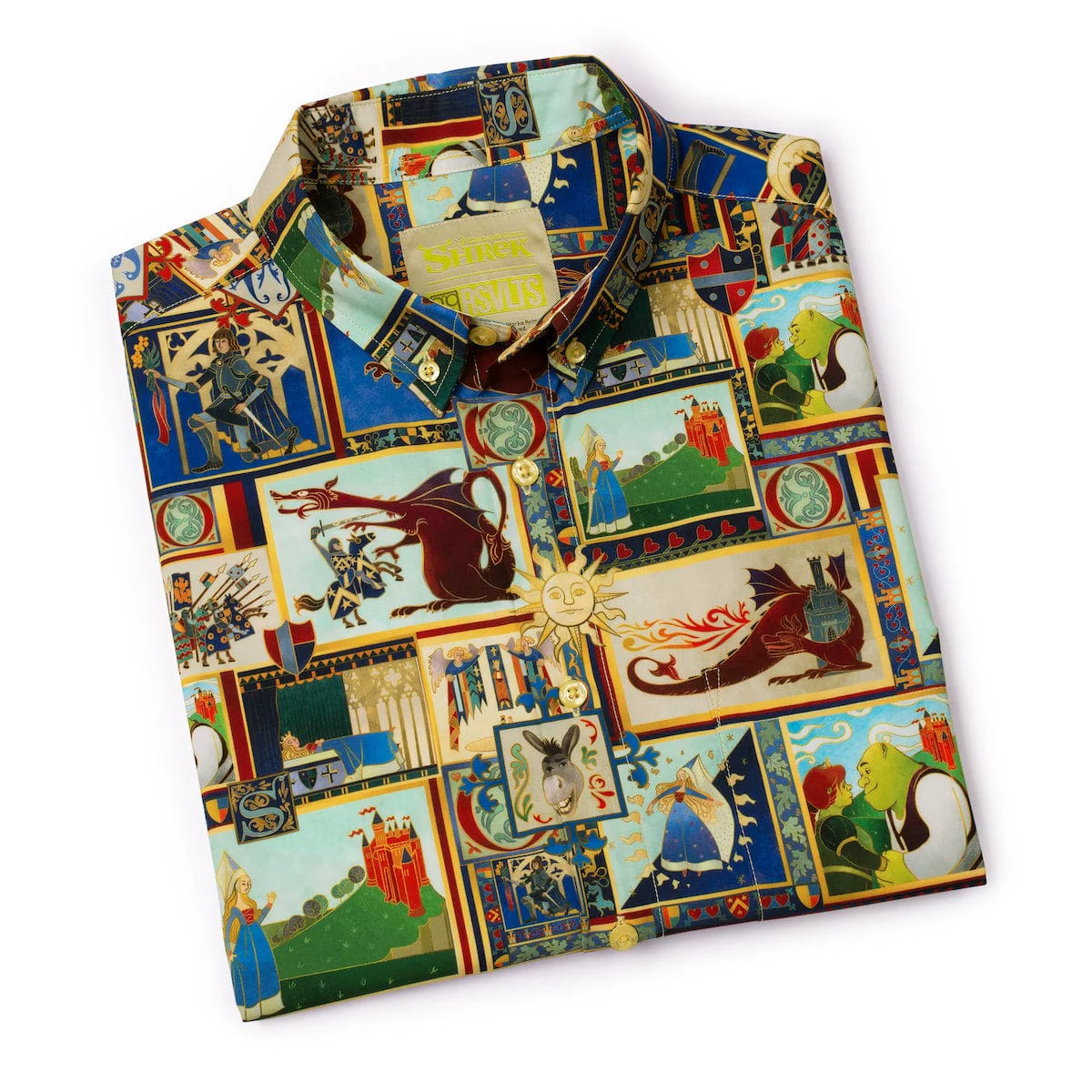 Shrek "Tale as Old as Slime" – KUNUFLEX Short Sleeve Shirt - Image 8