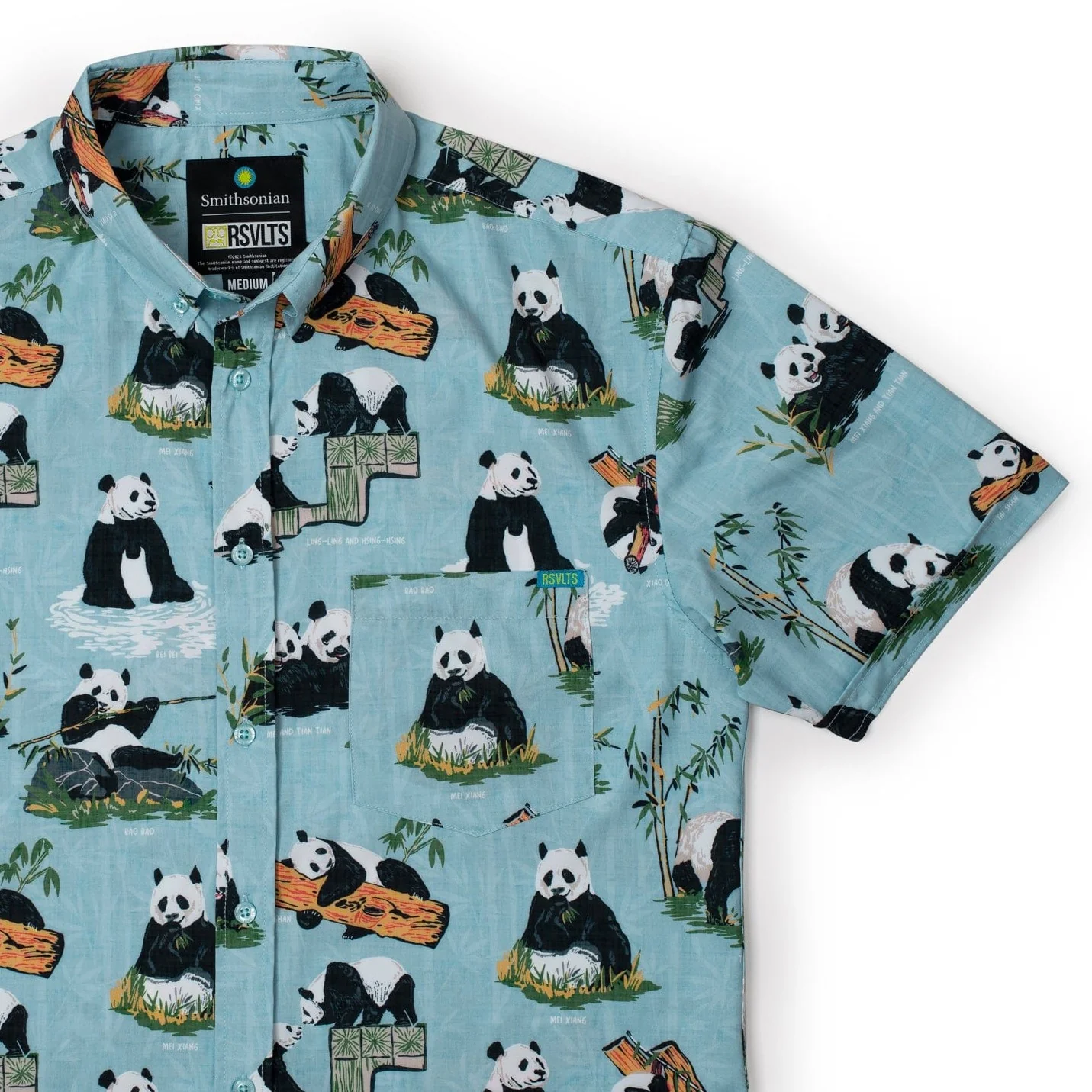 "Panda Watch" from Smithsonian’s National Zoo and Conservation Biology Institute – KUNUFLEX Short Sleeve Shirt