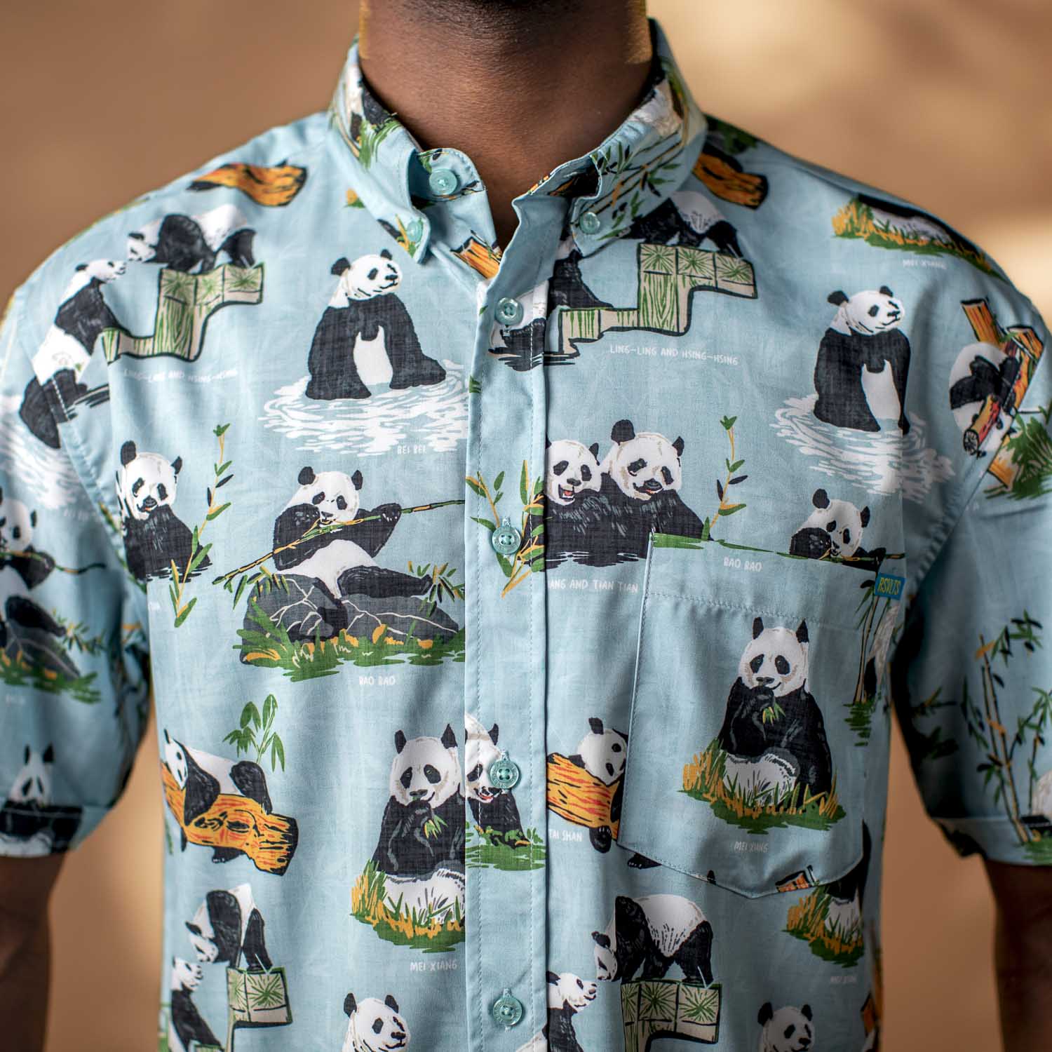"Panda Watch" from Smithsonian’s National Zoo and Conservation Biology Institute – KUNUFLEX Short Sleeve Shirt - Image 2