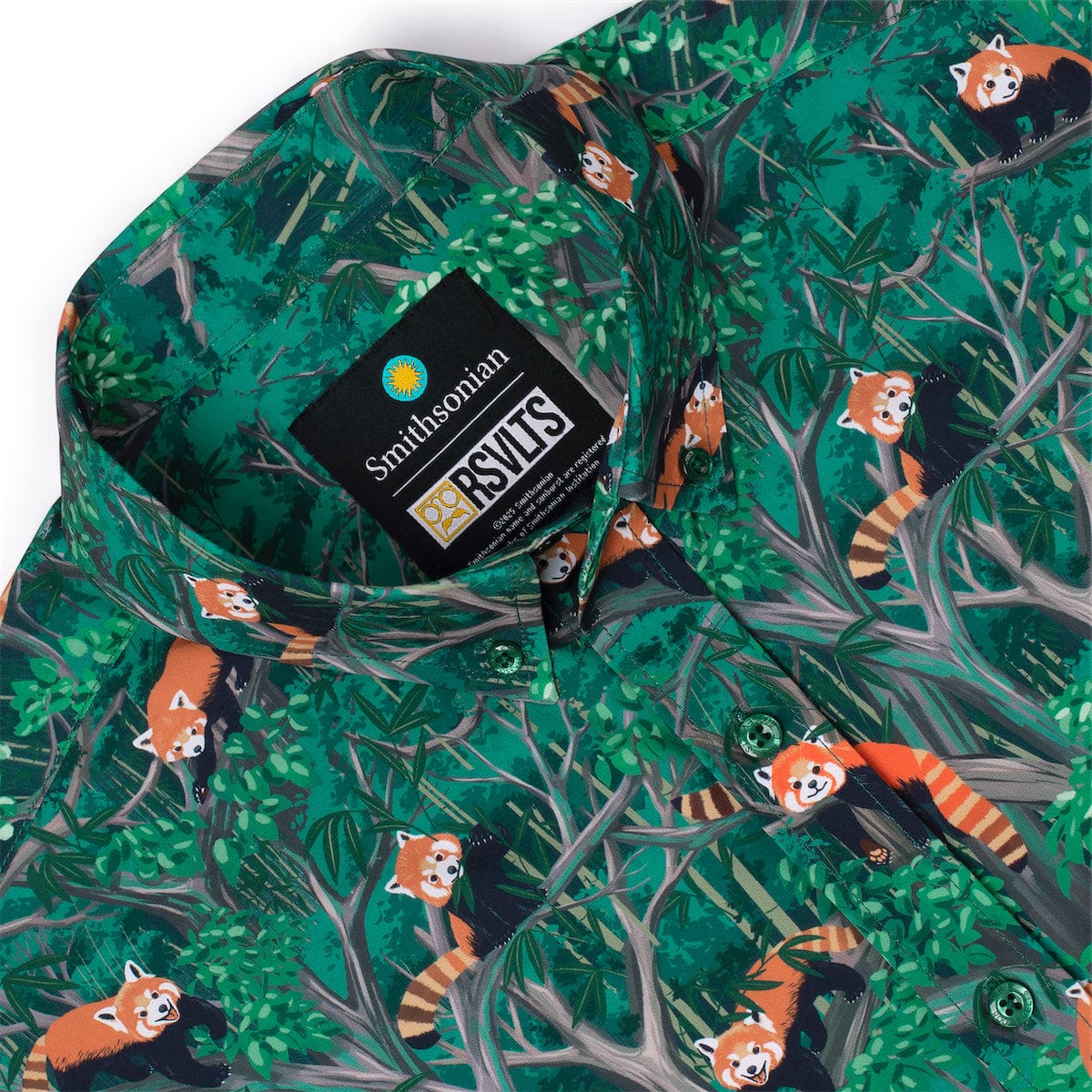 Smithsonian's National Zoo and Conservation Biology Institute "Red Panda-monium" – KUNUFLEX Short Sleeve Shirt - Image 4