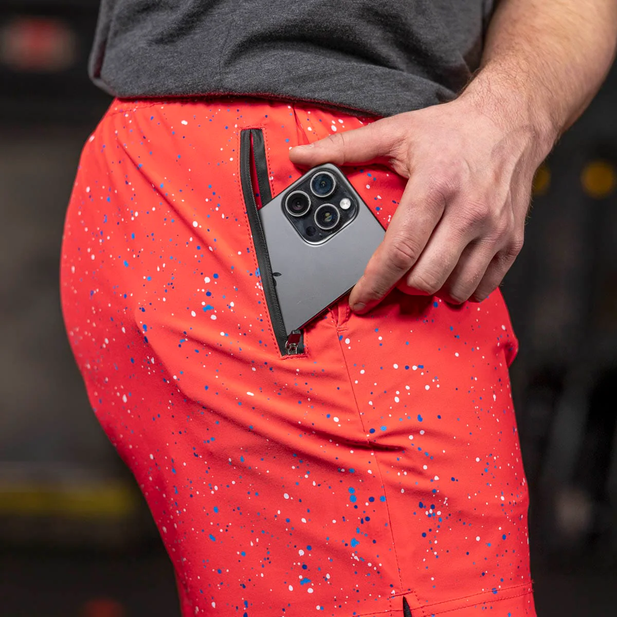 Splat Damon (Infrared) – V1 Lined Training Shorts - Image 6