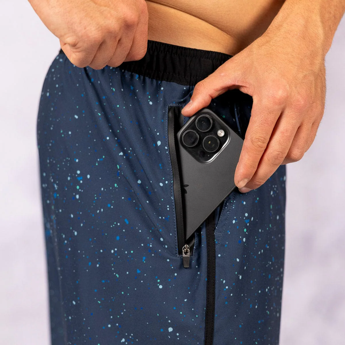 Splat Damon (Navy) – V2 Lined Training Shorts - Image 6