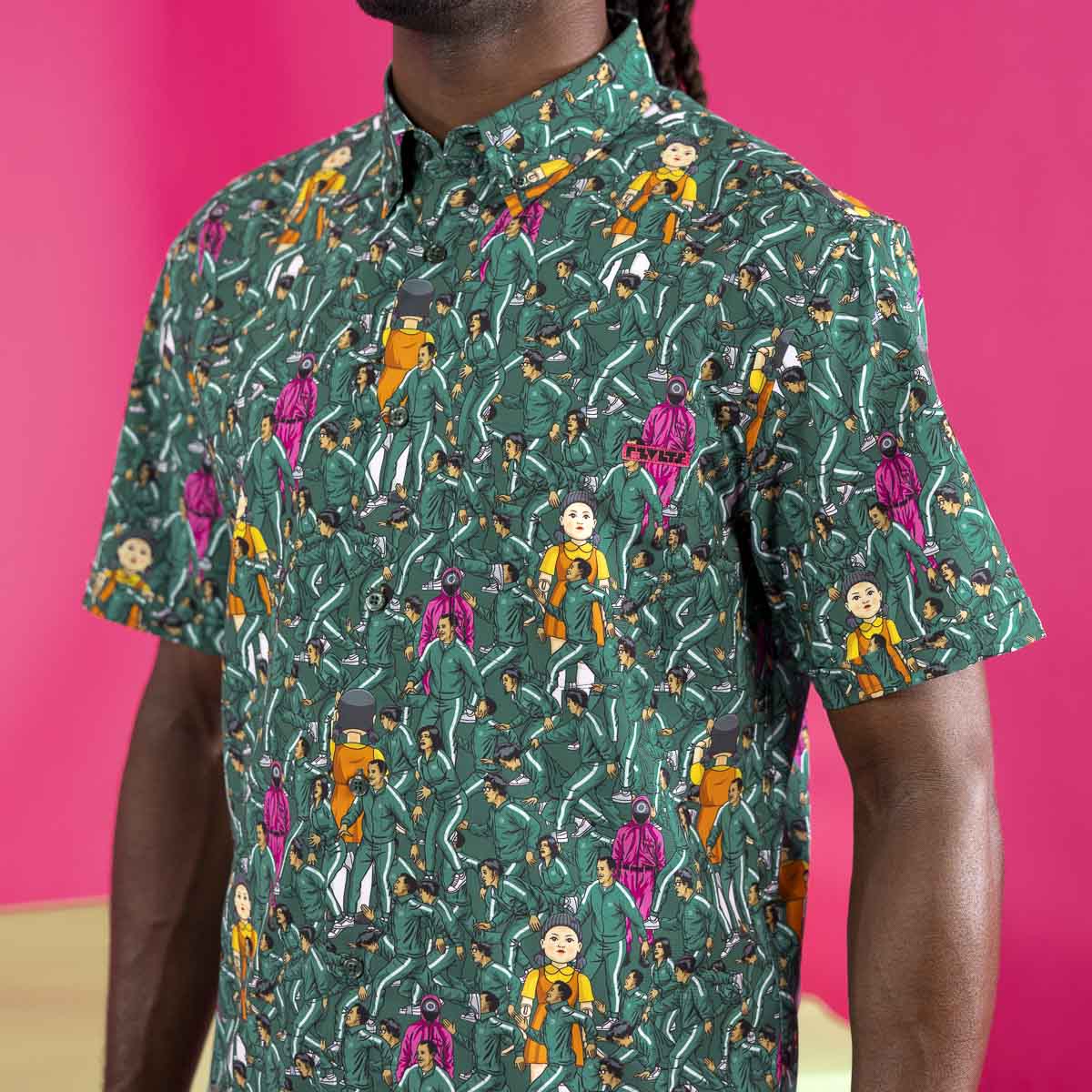 Squid Game "First Game" – KUNUFLEX Short Sleeve Shirt - Image 4