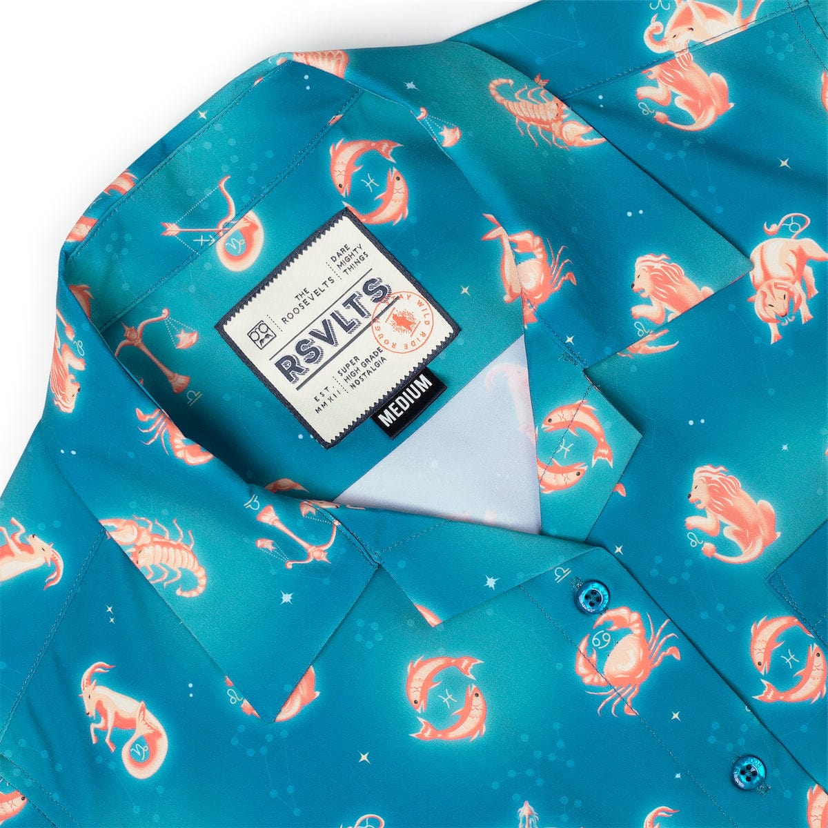 Star-Crossed Cosmos – Women's KUNUFLEX Short Sleeve Shirt  - Image 3