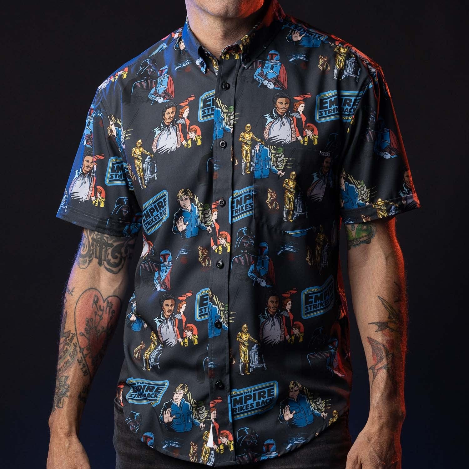 Star Wars™ "All Too Easy" – KUNUFLEX Short Sleeve Shirt - Image 3