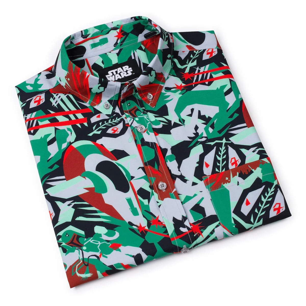 Star Wars™ "Boba Blast" – KUNUFLEX Short Sleeve Shirt - Image 8