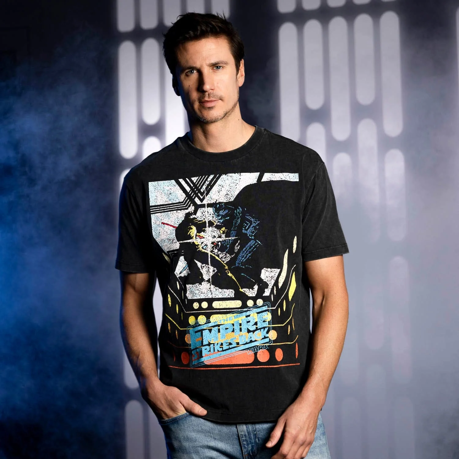 Star Wars™ "Cloud City Clash" – Vintage Crewneck Tee - Image 2