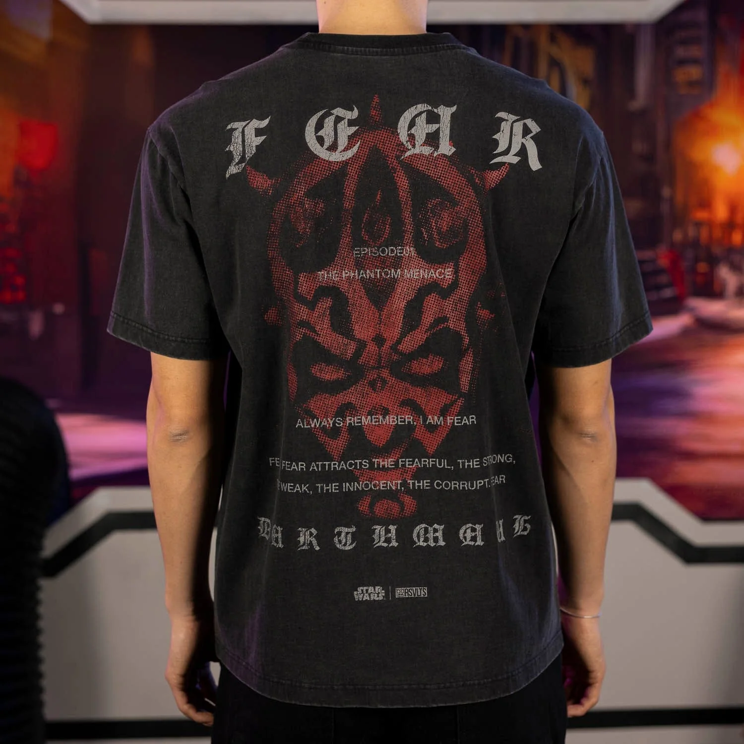 Star Wars™ "Fear" – Vintage Crewneck Tee - Image 4