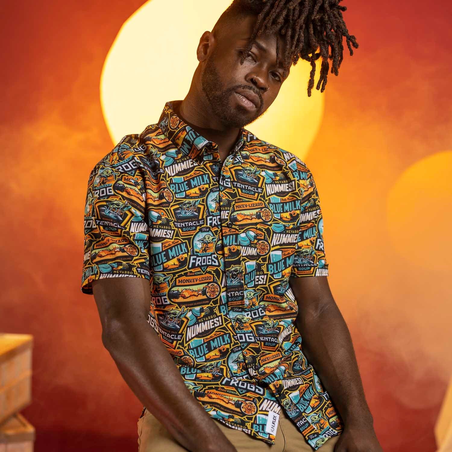 Star Wars™ The Mandalorian™ “Mandolicious” – KUNUFLEX Short Sleeve Shirt - Image 6