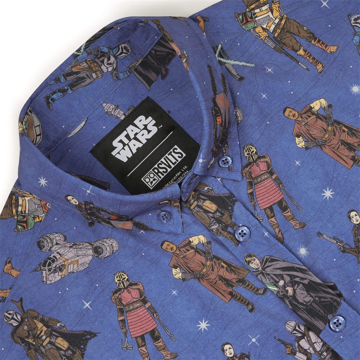 Star Wars™ "Retro Mando" – KUNUFLEX Short Sleeve Shirt - Image 6