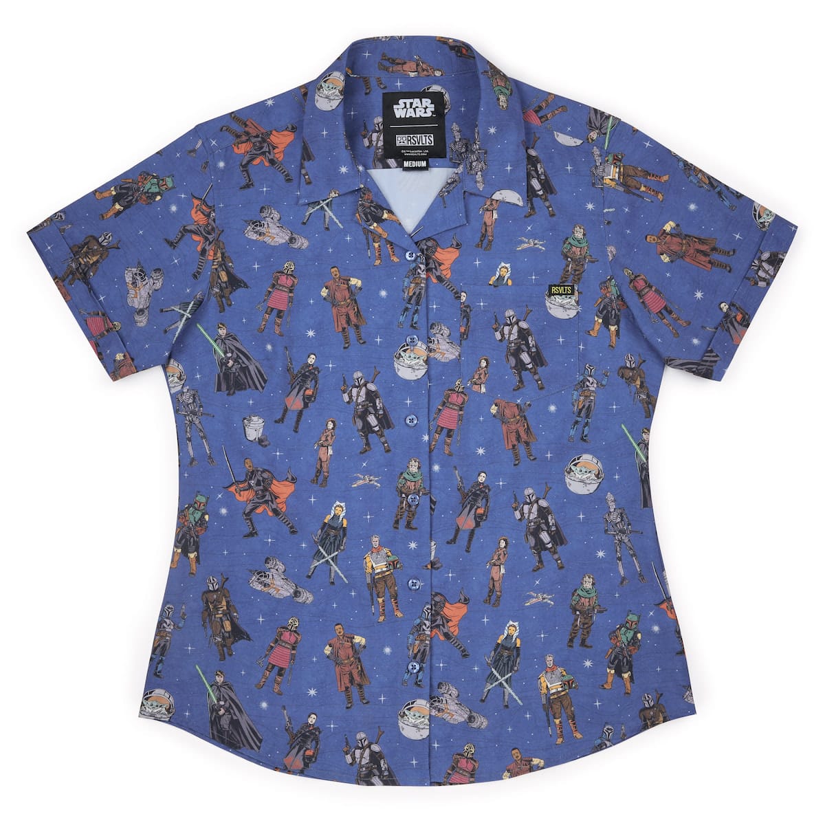 Star Wars™ "Retro Mando" – Women's KUNUFLEX Short Sleeve Shirt - Image 2